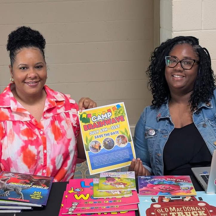 EEC Co-Founders Janet Barber and Zanitha Thomas at a Camp Brainwave event